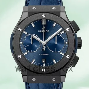 Hublot Classic Fusion Men's 43mm/45mm 541.CM.7170.LR Automatic Blue Dial