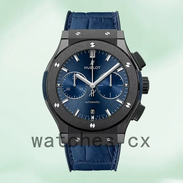 Hublot Classic Fusion Men's 43mm/45mm 541.CM.7170.LR Automatic Blue Dial - Image 2