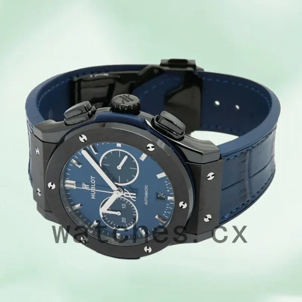 Hublot Classic Fusion Men's 43mm/45mm 541.CM.7170.LR Automatic Blue Dial - Image 4