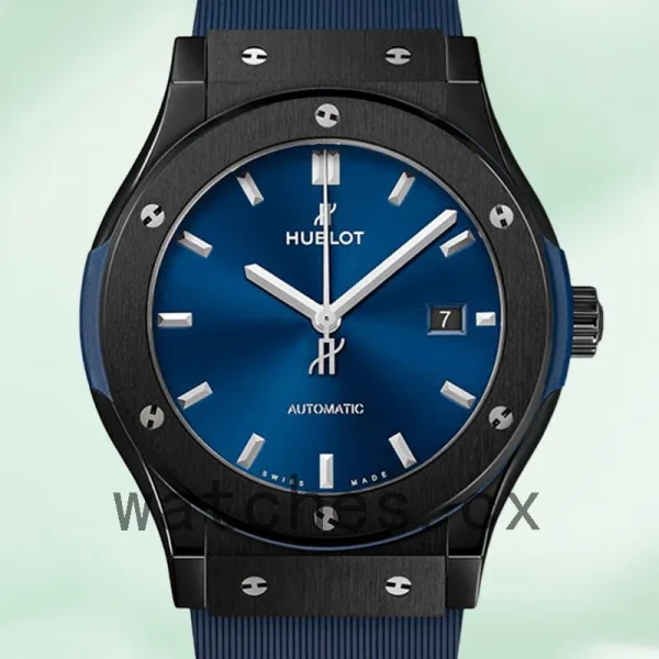Hublot Classic Fusion 43mm/42mm/45mm 542.CM.7170.RX/511.CM.7170.RX Men's Blue Dial