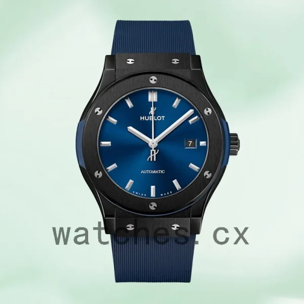 Hublot Classic Fusion 43mm/42mm/45mm 542.CM.7170.RX/511.CM.7170.RX Men's Blue Dial - Image 2