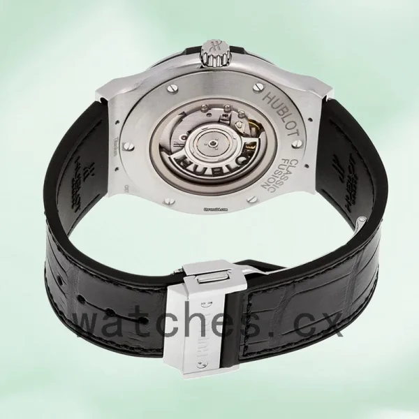 Hublot Classic Fusion Men's 511.NX.1171.LR/542.NX.1171.LR 43mm/42mm/45mm Leather Strap - Image 4