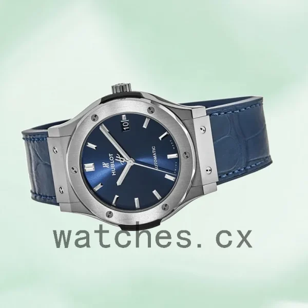 Hublot Classic Fusion Men's 511.NX.7170.LR/542.NX.7170.LR 43mm/42mm/45mm Silver-tone Blue Dial - Image 3