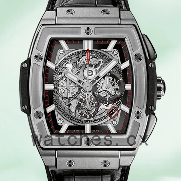 Hublot Spirit Of Big Bang 601.NX.0173.LR 44mm Men Skeleton Dial Silver-tone