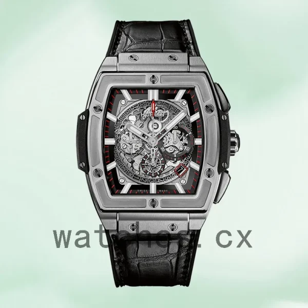 Hublot Spirit Of Big Bang 601.NX.0173.LR 44mm Men Skeleton Dial Silver-tone - Image 2