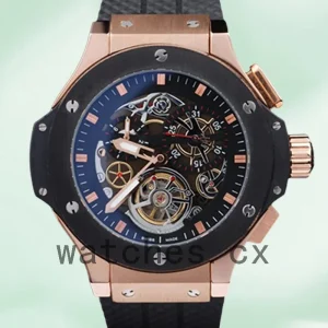 Hublot Big Bang BigbangSKSR-002 48mm Men Skeleton Dial Rubber Band