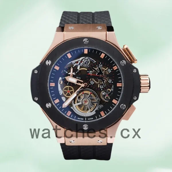 Hublot Big Bang BigbangSKSR-002 48mm Men Skeleton Dial Rubber Band - Image 2