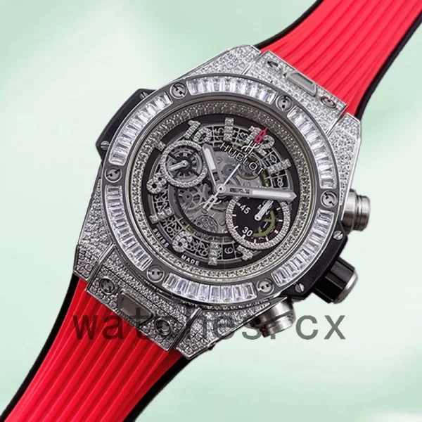 Hublot Big Bang 44mm 411.NX.1170.RX.0904-001 Men Skeleton Dial Diamonds - Image 3
