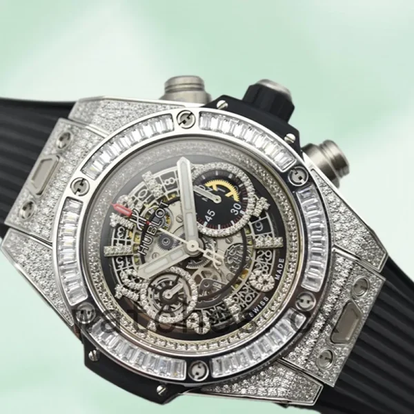 Hublot Big Bang Men 411.NX.1170.RX.0904 44mm Diamonds Skeleton Dial - Image 3