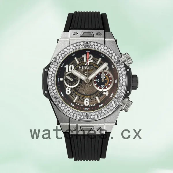 Hublot Big Bang 44mm 411.NX.1170.RX.1104 Men Rubber Band Automatic - Image 2