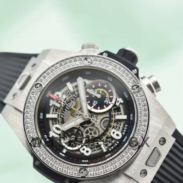 Hublot Big Bang 44mm 411.NX.1170.RX.1104 Men Rubber Band Automatic - Image 3