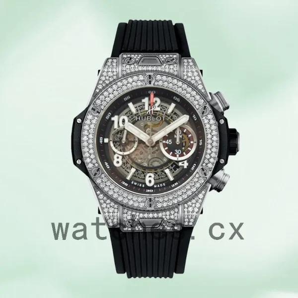 Hublot Big Bang Men 44mm 411.NX.1170.RX.1704 Diamonds Skeleton Dial - Image 2