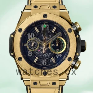 Hublot Big Bang Men 44mm 411.VX.1189.VR.USB16 Black Dial Gold-tone