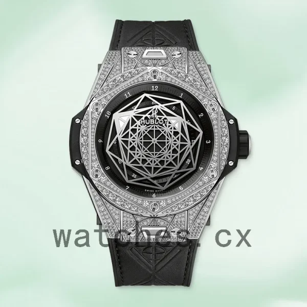 Hublot Big Bang 415.NX.1112.VR.1704.MXM17 44mm Men Leather Strap - Image 2