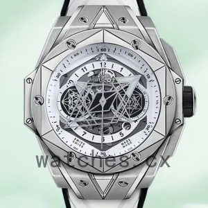 Hublot Big Bang 44mm 418.NX.2001.RX.MXM20 Men White Dial Silver-tone