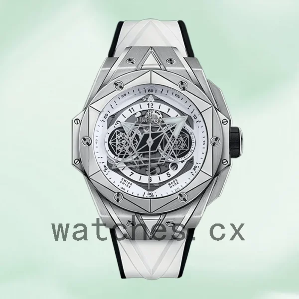 Hublot Big Bang 44mm 418.NX.2001.RX.MXM20 Men White Dial Silver-tone - Image 2