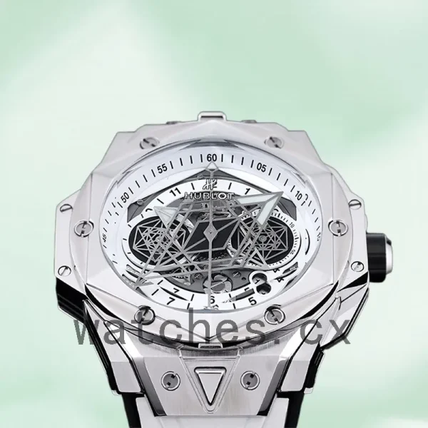 Hublot Big Bang 44mm 418.NX.2001.RX.MXM20 Men White Dial Silver-tone - Image 3