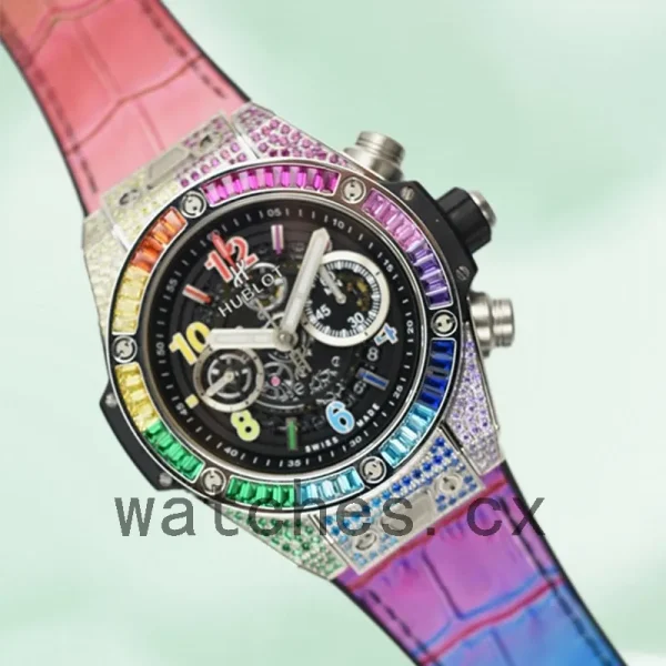 Hublot Big Bang 44mm 421.NX.1117.LR.0999 Men Diamonds - Image 3