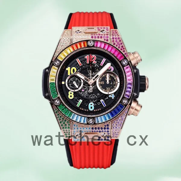Hublot Big Bang 44mm 421.OX.1118.LR.0999-002 Men Black Skeleton Dial - Image 2