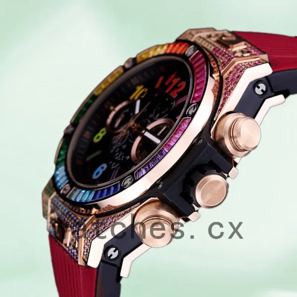 Hublot Big Bang 44mm 421.OX.1118.LR.0999-002 Men Black Skeleton Dial - Image 3