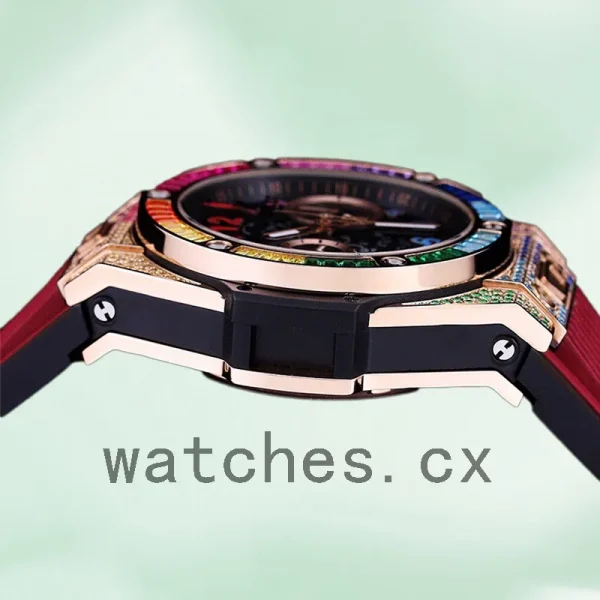 Hublot Big Bang 44mm 421.OX.1118.LR.0999-002 Men Black Skeleton Dial - Image 4