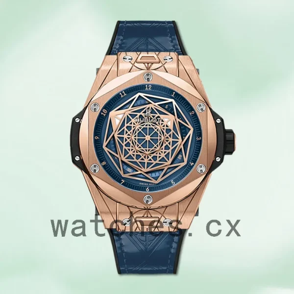 Hublot Big Bang Men 465.OS.7189.VR.1204.MXM19-001 44mm Blue Dial - Image 2