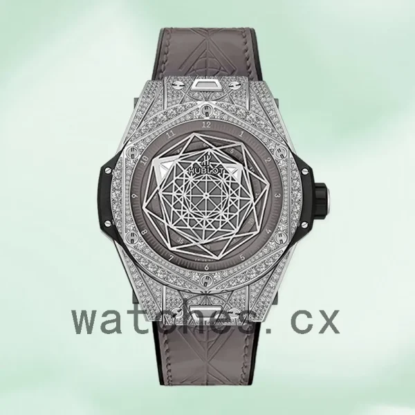 Hublot Big Bang 44mm Men 465.SS.7047.VR.1204.MXM20-002 Leather Strap - Image 2