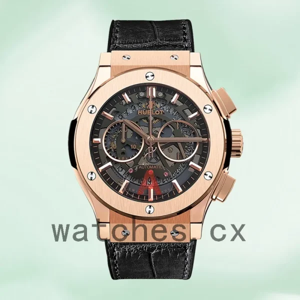 Hublot Classic Fusion Men 44mm 525.OX.0180.LR Skeleton Dial - Image 2