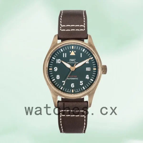 IWC Pilot Men's IW326802 43mm/40mm Green Dial Rose Gold-tone - Image 2