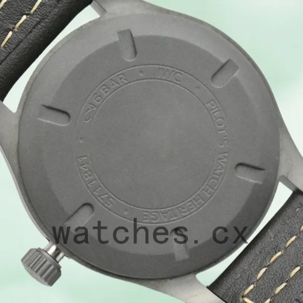 IWC Pilot IW327006 43mm/40mm Men's Black Dial Grey-tone - Image 4