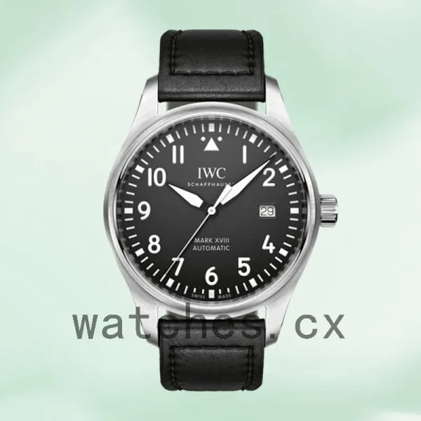 IWC Pilot 43mm/40mm IW328201 Men's Leather Strap - Image 2