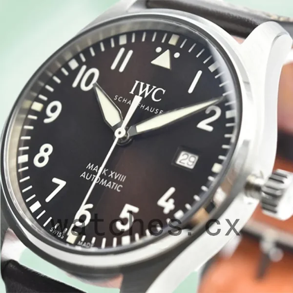 IWC Pilot 43mm/40mm IW328201 Men's Leather Strap - Image 3
