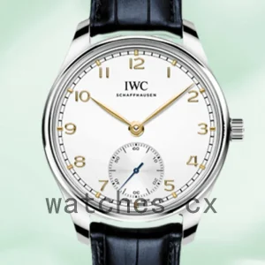 IWC Portuguese Automatic Men's 44mm/40mm IW358303 Leather Strap White Dial