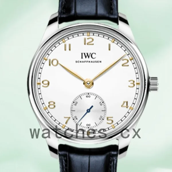 IWC Portuguese Automatic Men's 44mm/40mm IW358303 Leather Strap White Dial