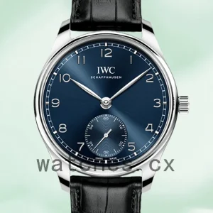 IWC Portuguese Automatic 44mm/40mm Men's IW358305 Leather Strap Blue Dial