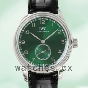 IWC Portuguese Automatic IW358310 Men's 44mm/40mm Green Dial