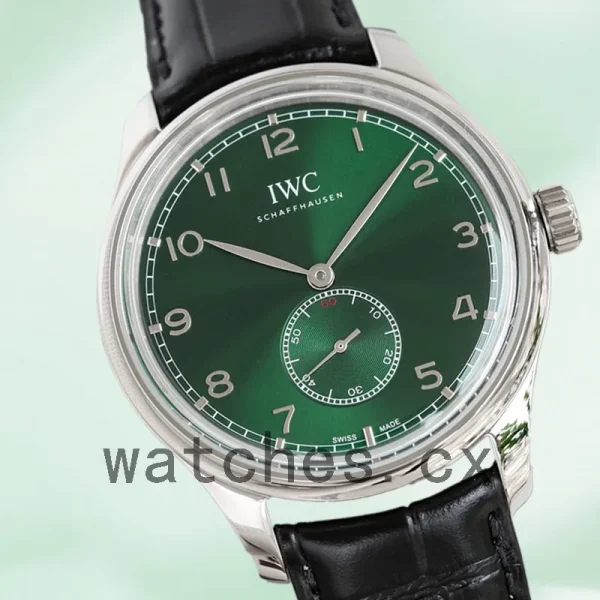 IWC Portuguese Automatic IW358310 Men's 44mm/40mm Green Dial - Image 3