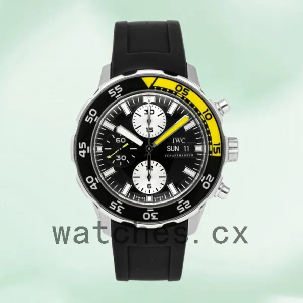 IWC Aquatimer 44mm Men's IW376709 Black Dial - Image 2