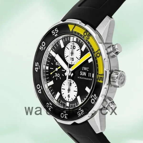 IWC Aquatimer 44mm Men's IW376709 Black Dial - Image 3