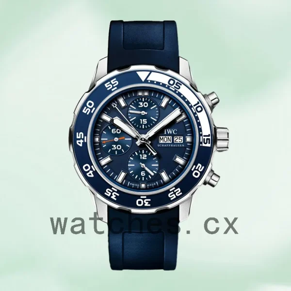 IWC Aquatimer 44mm Men's IW376711 Automatic Blue Dial - Image 2
