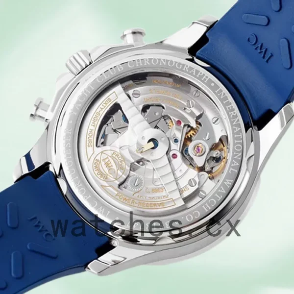 IWC Portuguese Chrono Men's 43mm/40mm IW390701 Silver-tone Rubber Band - Image 4