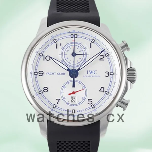 IWC Portuguese Chrono 40mm Men's IW390702 White Dial