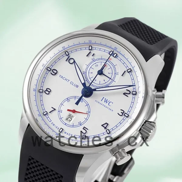 IWC Portuguese Chrono 40mm Men's IW390702 White Dial - Image 3