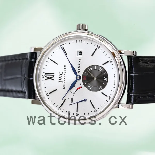 IWC Portofino Men's IW510114 40mm Leather Strap - Image 3