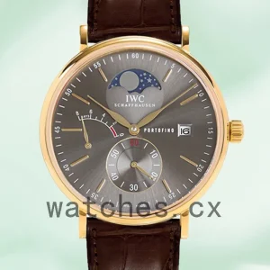 IWC Portofino 40mm Men's IW516403 Automatic Leather Strap