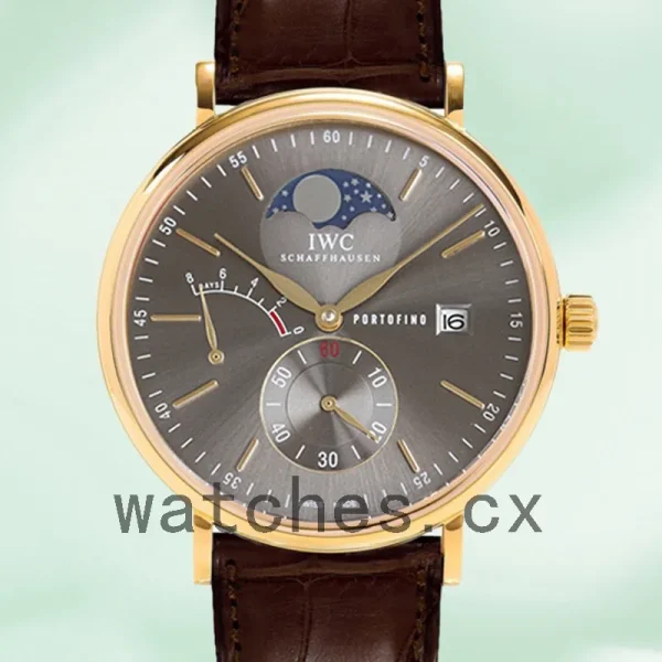 IWC Portofino 40mm Men's IW516403 Automatic Leather Strap