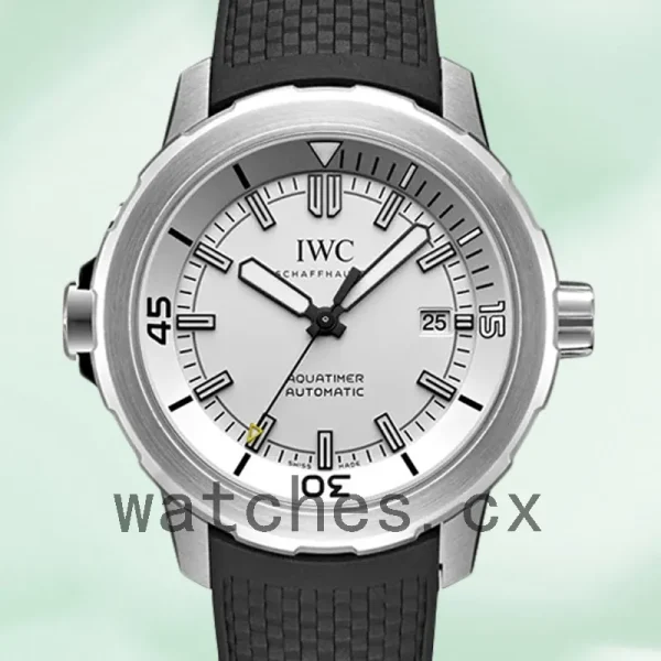 IWC Aquatimer 44mm Men's IW329003 White Dial Silver-tone