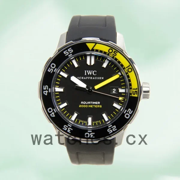 IWC Aquatimer Men's IW356802 46mm Black Dial Automatic - Image 2