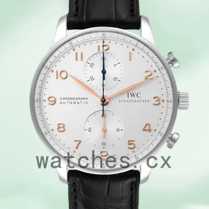 IWC Portuguese Chrono Men's 43mm IW371445 White Dial