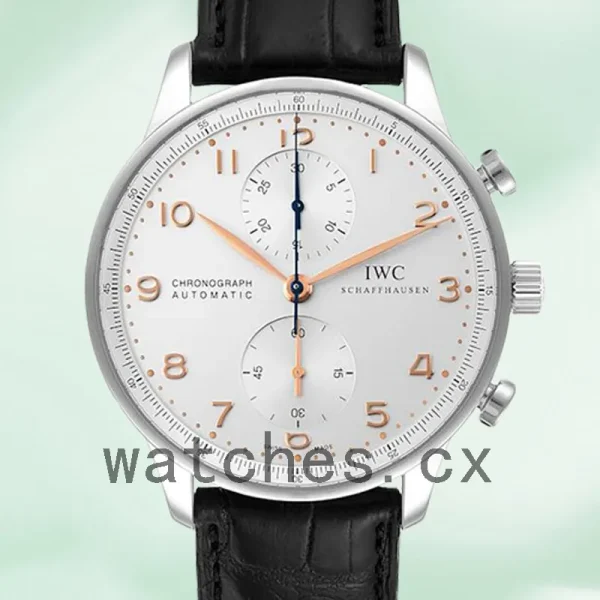 IWC Portuguese Chrono Men's 43mm IW371445 White Dial